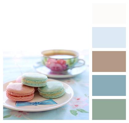 Tea Time Tea Macarons Image